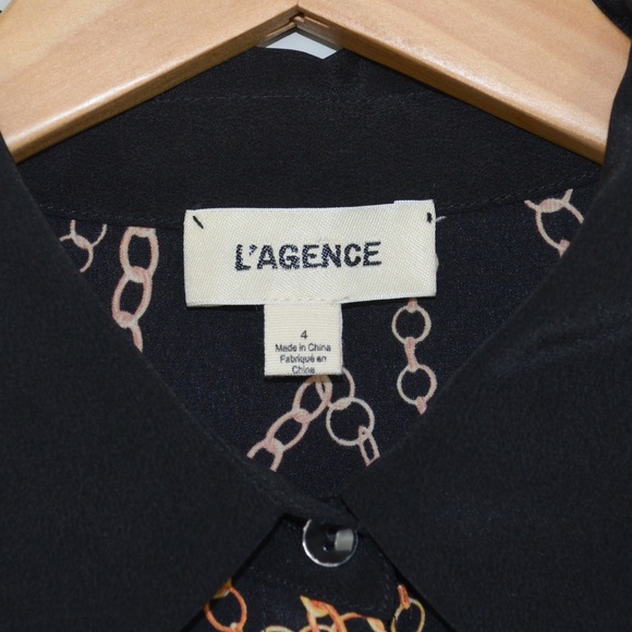 L’AGENCE 100% Silk Shirt Dress - Picture 10 of 16